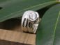 Mobile Preview: R0756-WT - Fingerring mit Weisstopas, Silber 925