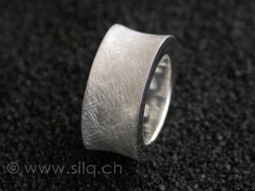 R02-M - Fingerring Wandstärke 4mm, Silber 925